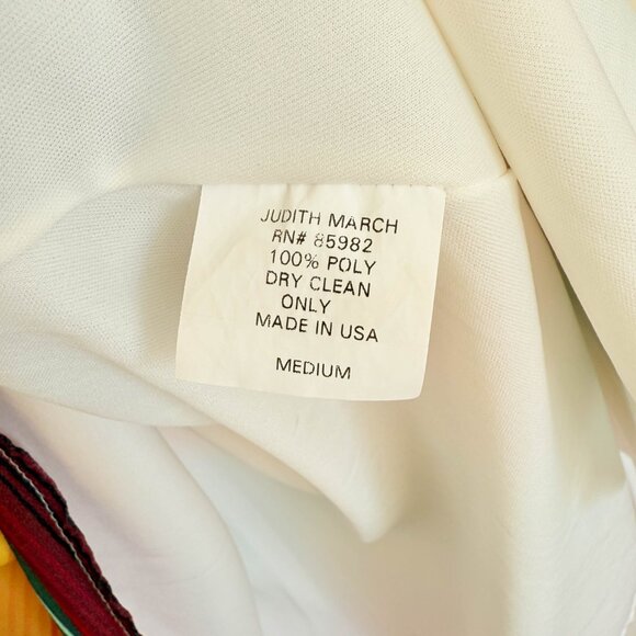 Judith March Colorful Striped Short Sleeve Flowy Dress - Picture 4 of 8